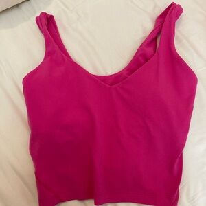 Bright Pink Sleeveless Top